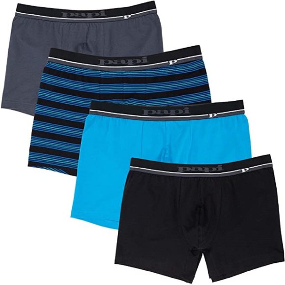 Papi Underwear & Socks Papi Mens Cotton Stretch Yarn Dye